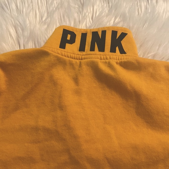 SOLD Victoria Secret Pink Pull Over Soft Yellow Sweater - Picture 4 of 5